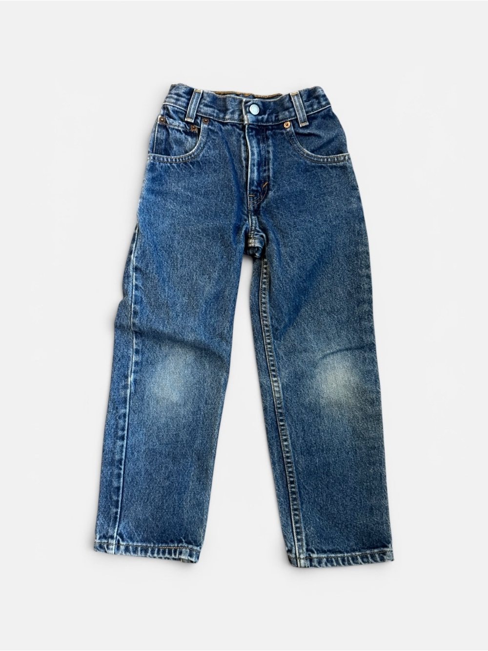 Vintage Levi Kids Straight-Leg Jeans - Blue